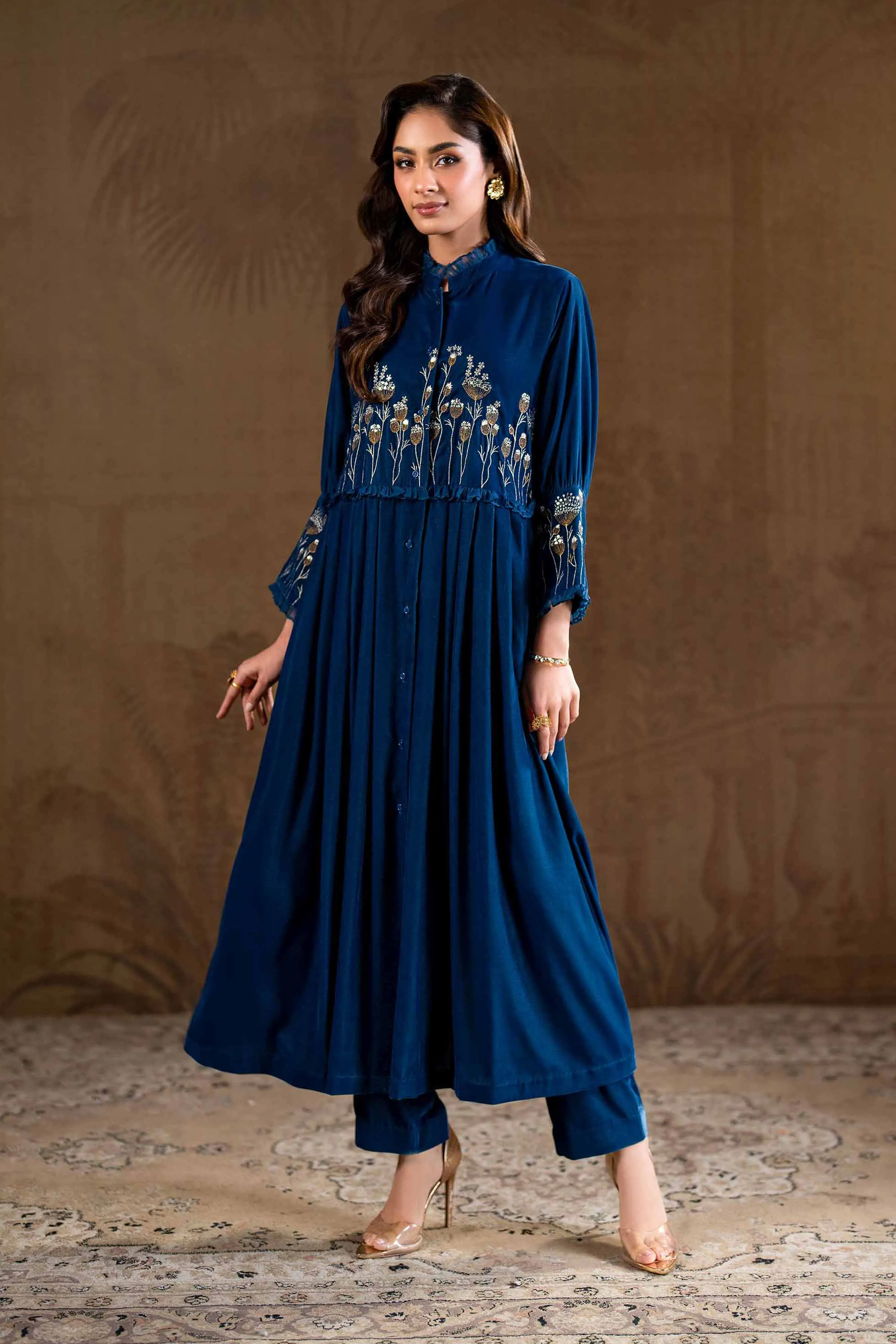 2 Piece - Embroidered Suit - KFW24-21