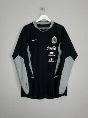 2002/04 MEXICO *PLAYER ISSUE* GK TRAINING SHIRT (L) NIKE