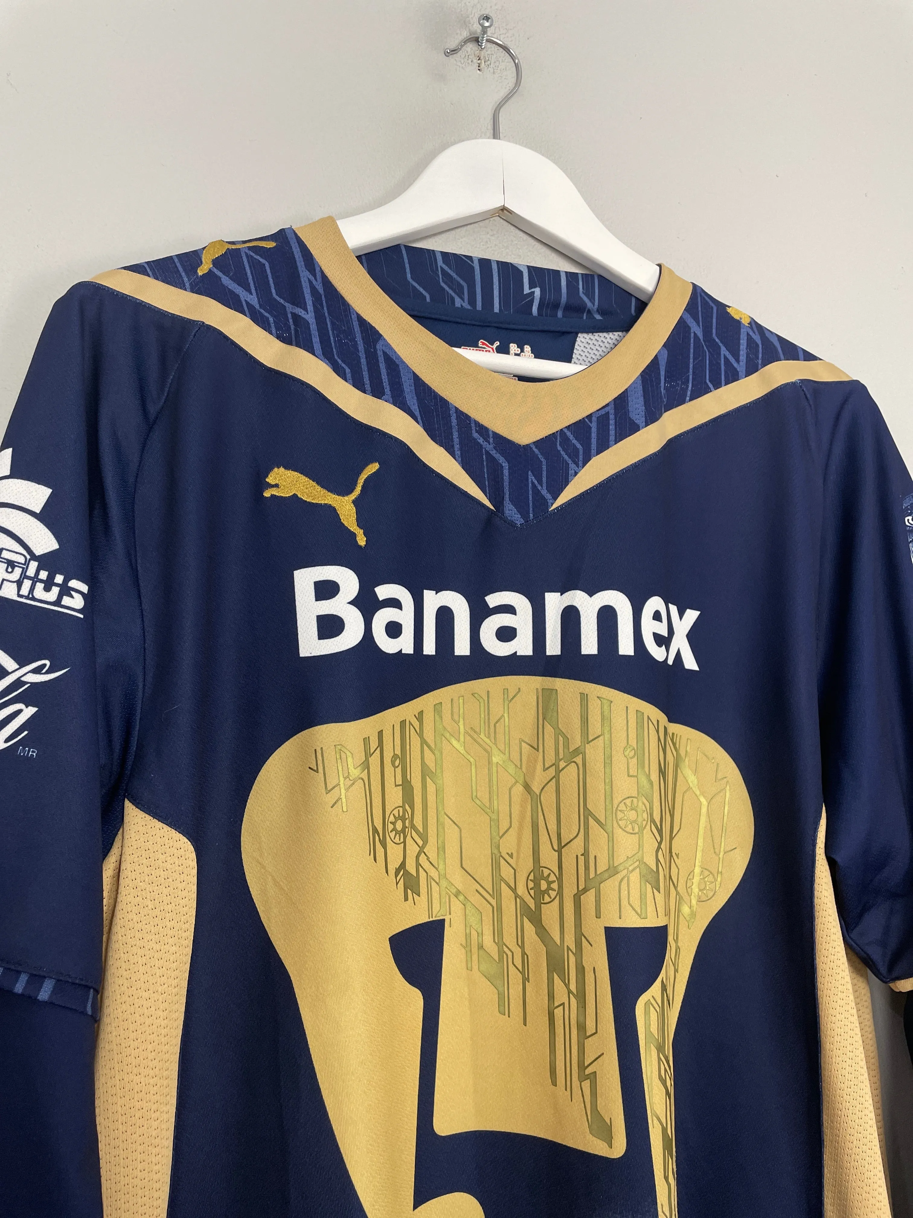 2009/10 UNAM PUMAS JEHU #13 L/S *MATCH ISSUE* AWAY SHIRT (XL) PUMA