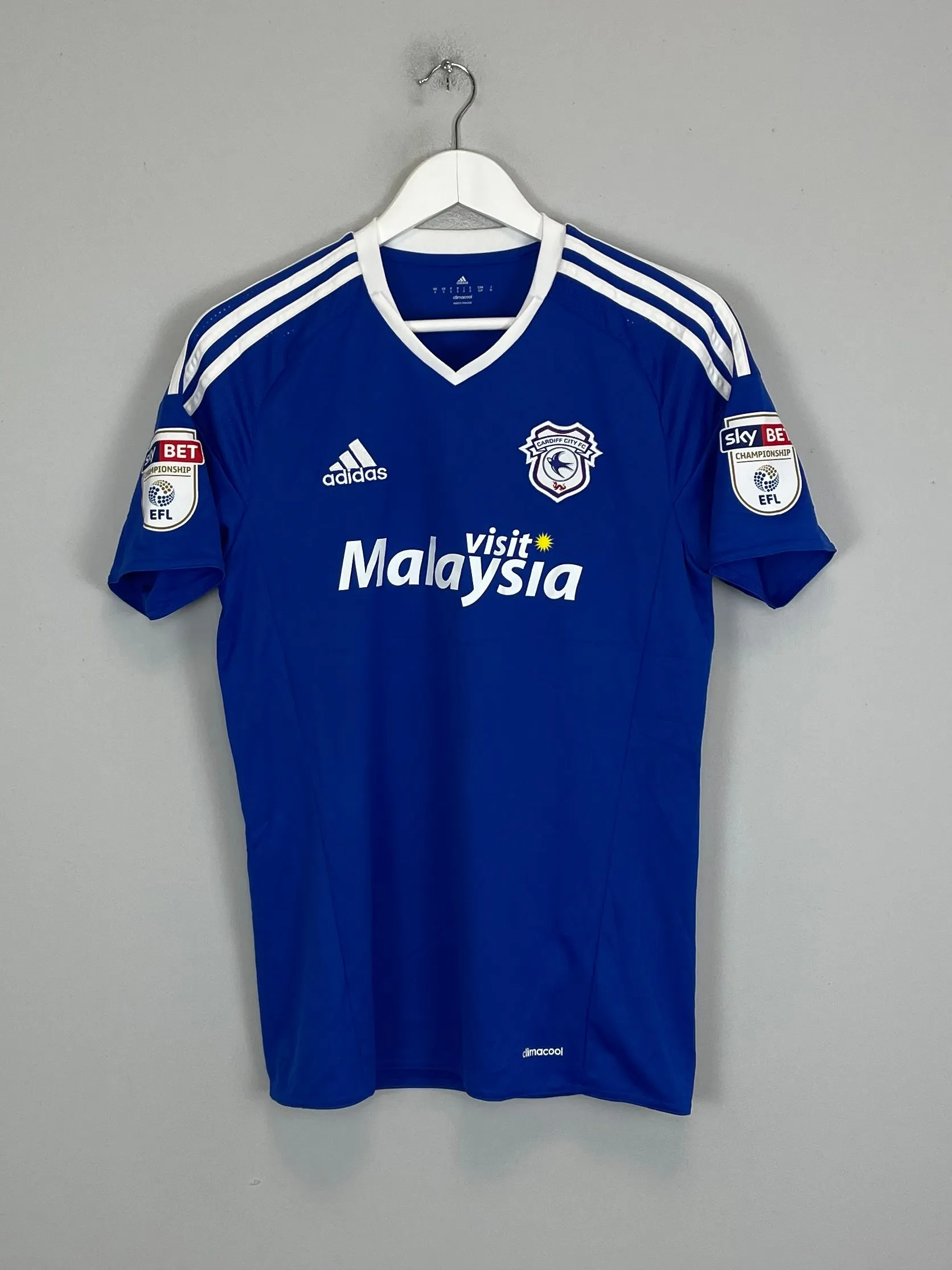 2016/17 CARDIFF CITY ZOHORE #26 *MATCH ISSUED   SIGNED* HOME SHIRT (S) ADIDAS