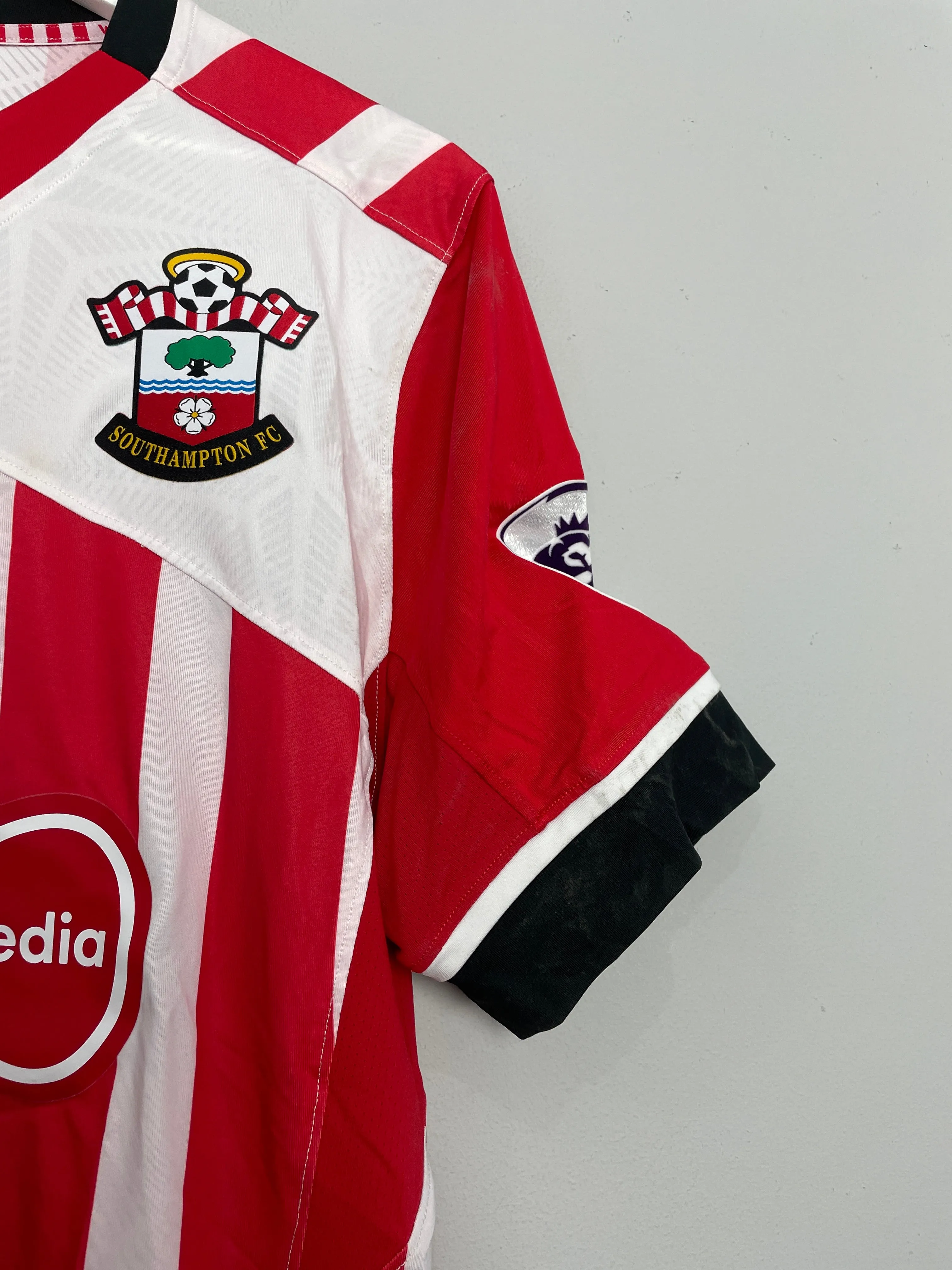 2016/17 SOUTHAMPTON RODRIGUEZ #9 *MATCH ISSUE* HOME SHIRT (L) UNDER ARMOUR