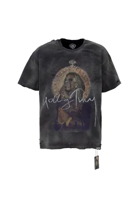 Black Young Thug Print T-Shirt