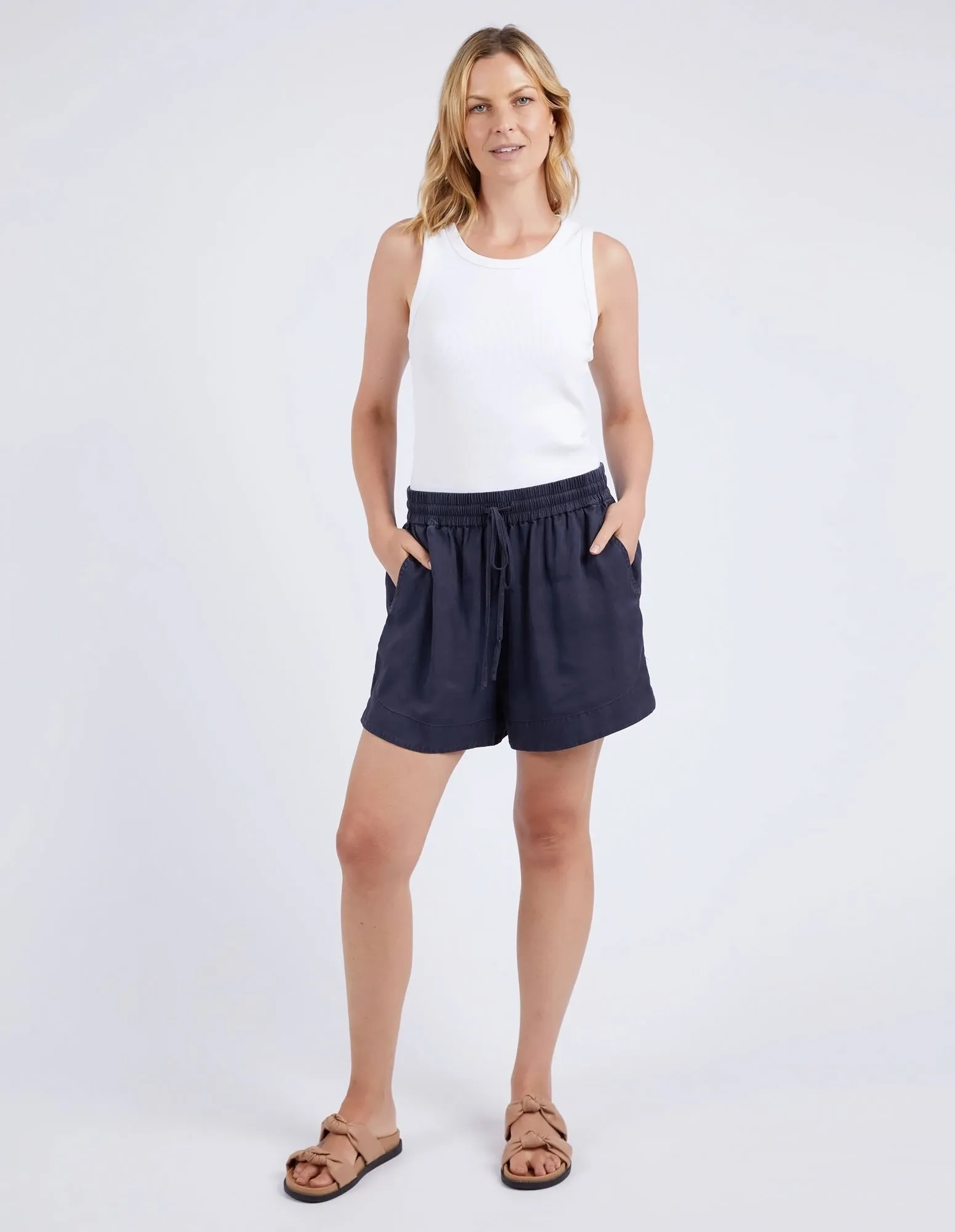 Bliss Washed Short Washed Navy