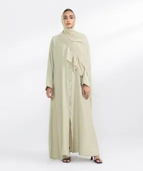 Button Through Abaya