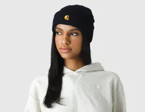 Carhartt WIP Chase Beanie Dark Navy / Gold