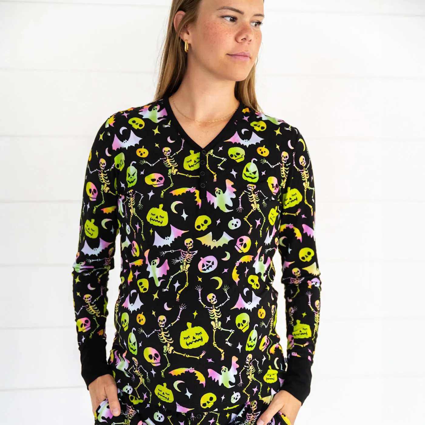 Cool Ghouls Women's Pajama Top