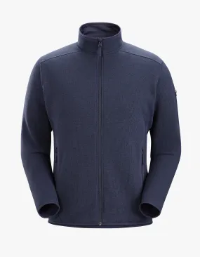 Covert Cardigan Mens - Black Sapphire Heather