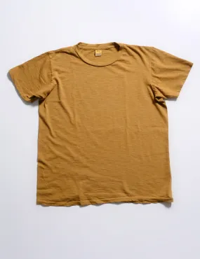 Crewneck T-Shirt in Mustard