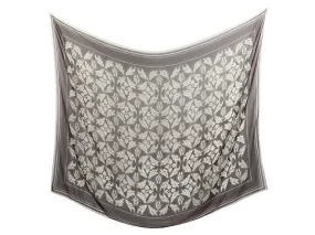 Dolce & Gabbana Brown and Cream Print Shawl