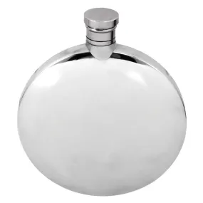 Ellipse Pewter Hip Flask