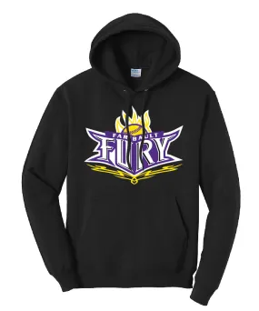 Fury Flame Logo Black Hoodie