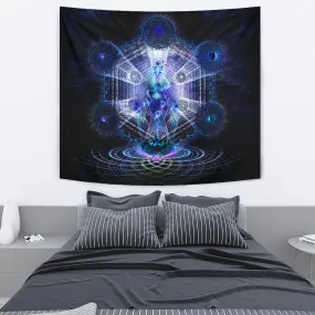 Holographic Mind Artwork Tapestry