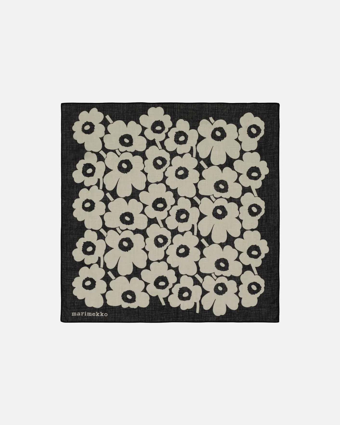 ihastuttava unikko scarf - black