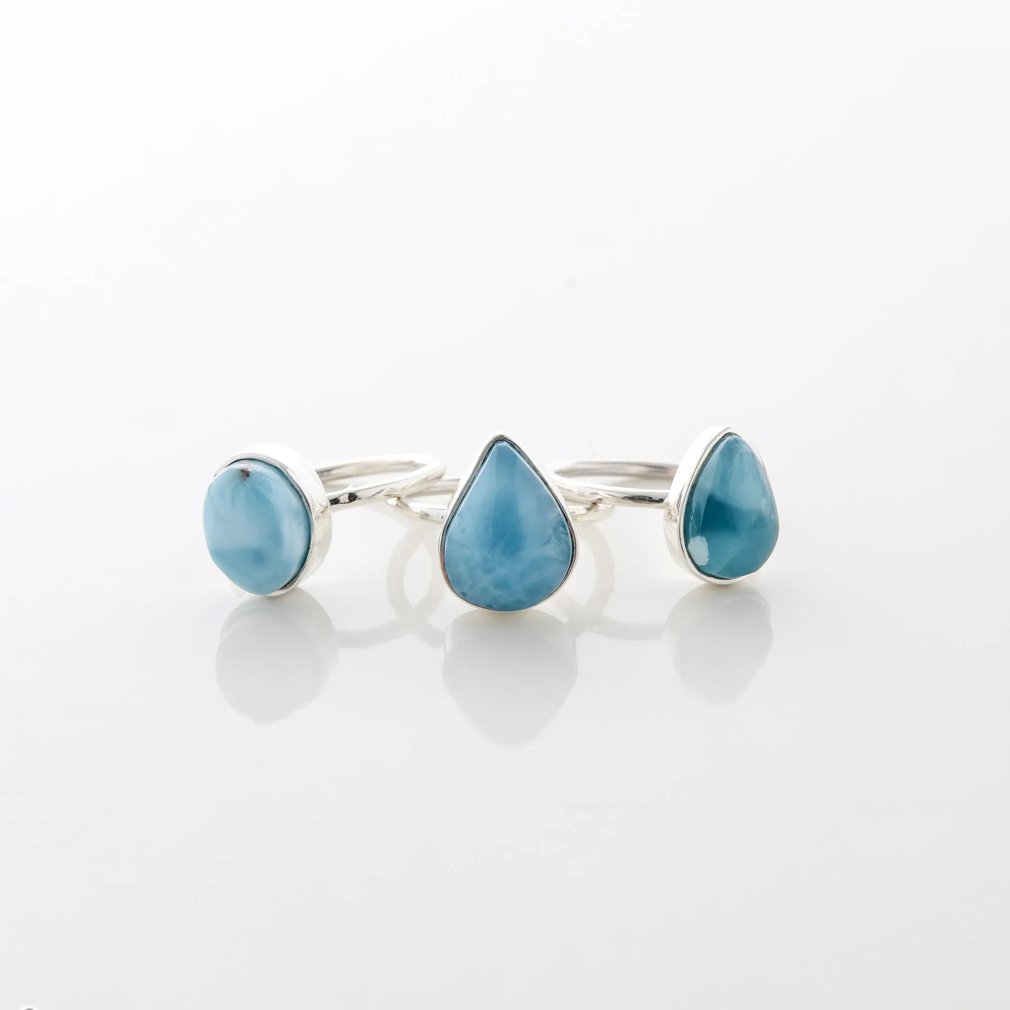 Larimar Ring Trio Tabby