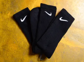 Nike Everyday Cushioned Crew Socks 3pk - Black / White