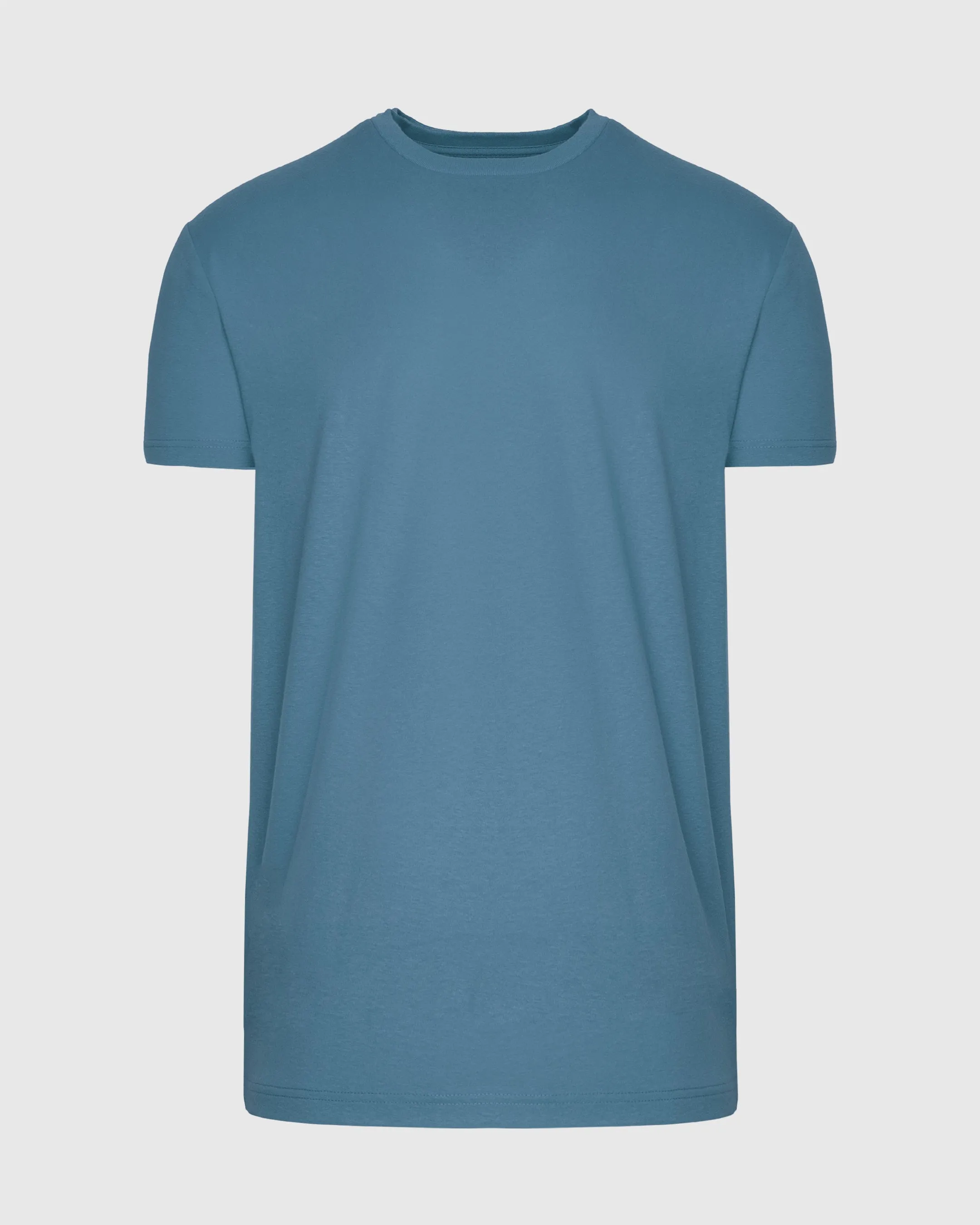 Sapphire Tall Straight Hem Crew Neck T-Shirt