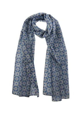 Women's Retro Floral Print Lightweight Scarf